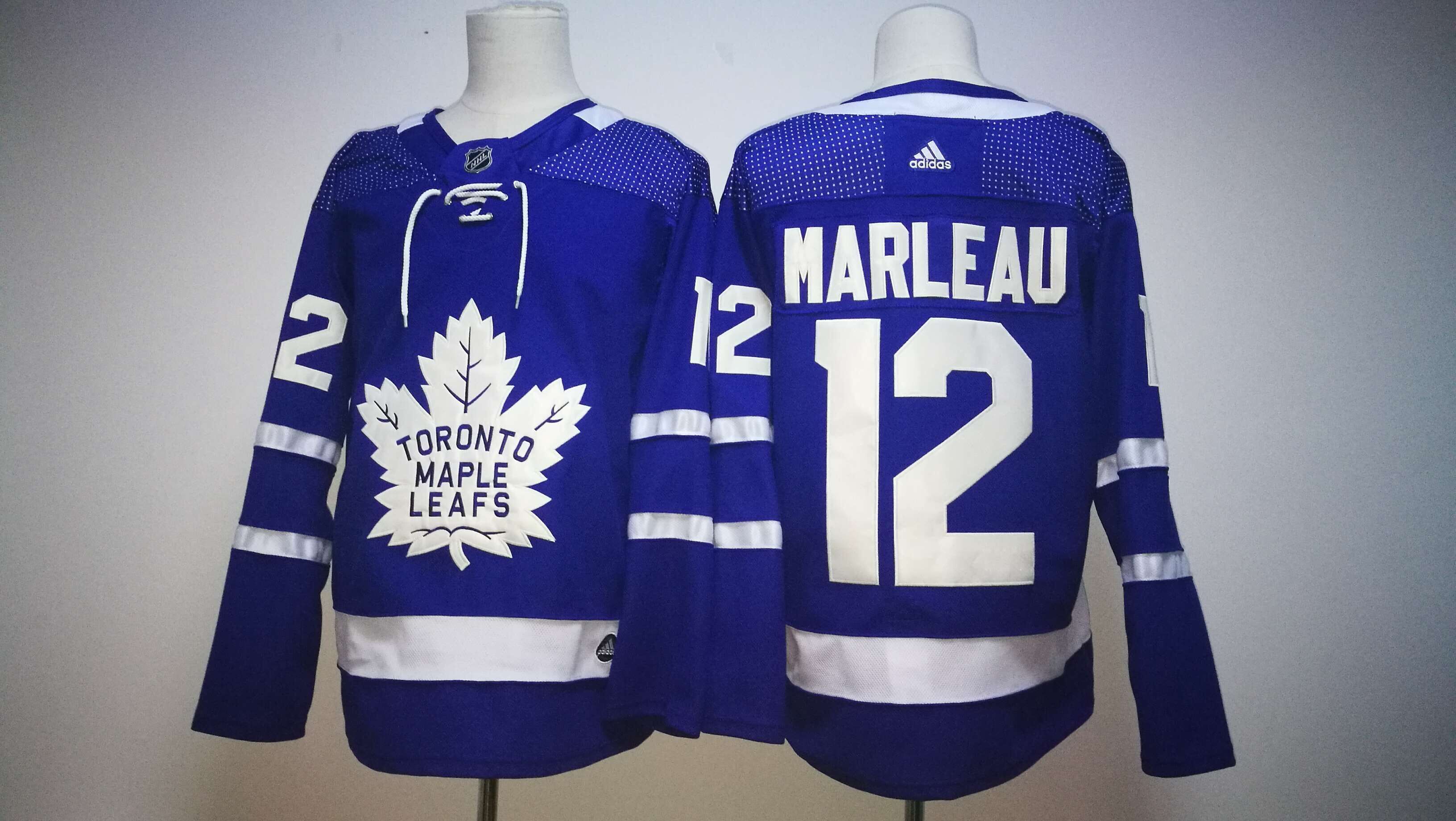 Men Toronto Maple Leafs #12 Marleau Blue Hockey Stitched Adidas NHL Jerseys
